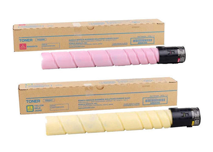 TN324 CMYK Konica Minolta Toner Orijinal Bizhub C308 için Uyumlu
