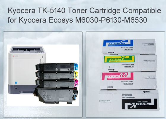 Kyocera TK 5140 CMYK Genel Tonerleri ve Yazıcınız Ecosys M6030cdn için Değer Paketi