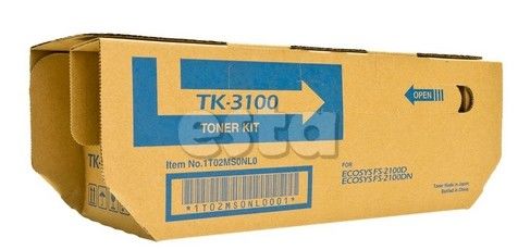 Kyocera M3040DN Toner / M3540DN için Siyah Kyocera Toner Kartuşları TK-3100