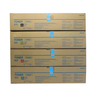 Bizhub PRESS C1085/1100/6085/6110'da kullanılmak üzere Konica Minolta TN622 Renkli Toner Patronları