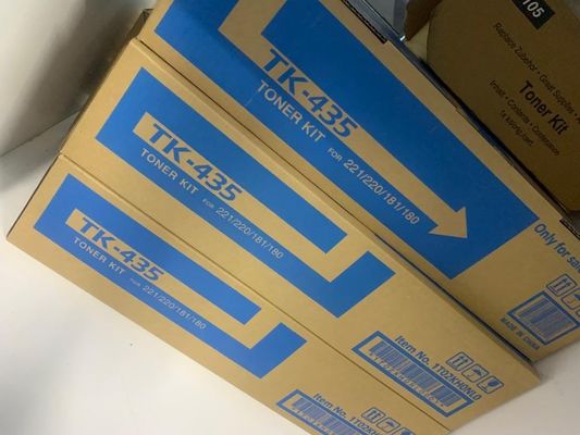 Kyocera TK-435 Yazıcılar için Kara Toner Kartüsü Kyocera Taskalfa 180, 181, 220, 221