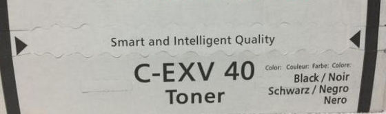 C-EXV40 Değiştirme Canon Image Runner 1133A / 1133iF için kopyalayıcı toner kartuşu