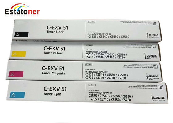 Yüksek Verimli Canon NPG-71 C-EXV51 Yazıcı Toner Kartuş Seti, ImageRunner Serisi için